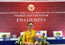 Ema Liliefna Berhasil Raih Gelar Doktor Hukum, Predikat Magna Cumlaude