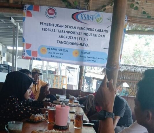 DPC FTIA,Tangerang Raya Resmi Dibentuk, Jadi Wadah Perjuangan Pekerja Transportasi dan Industri