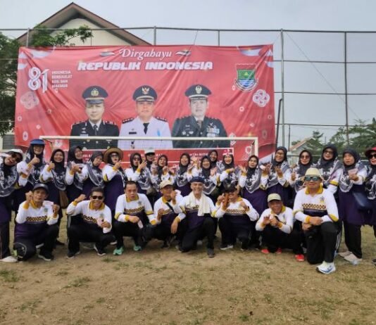 Meriahkan HUT RI KE-81, Kecamatan Cikupa Sukses Gelar Gerak Jalan Sehat “Guyub Ngahiji
